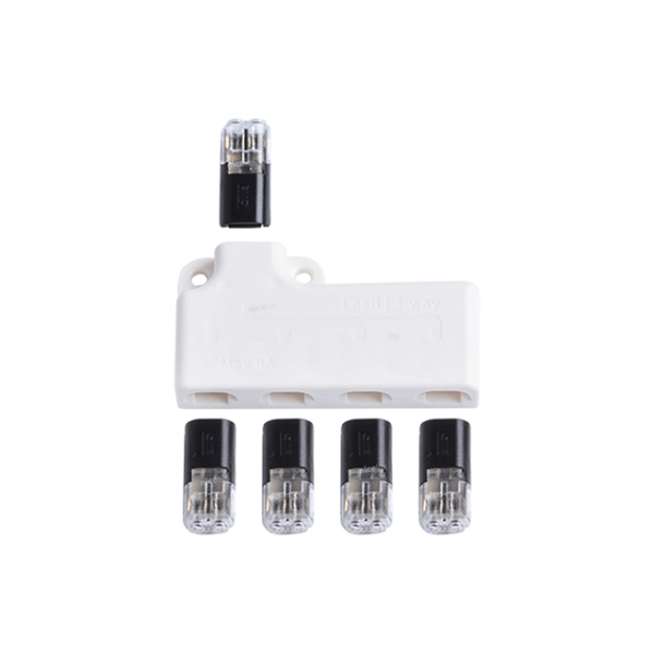 Draht Stecker Set Splitter Terminal Box mit Stecker für Audio Auto Moto Beleuchtung System 22-18AWG Led Strip Streifen Kabel